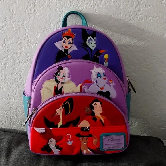 Disney Villains Purple and Red Backpack 99167-1.jpg main image 4